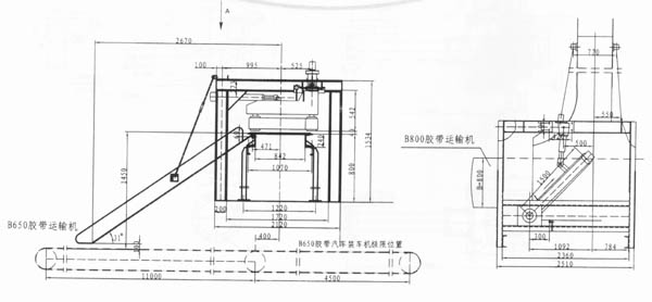 技术性能
1、输送物料：袋装水泥：50kg/包
2、摆线针轮减速机
(1)型号：BL15-9-1.1
(2)速比：9
(3)电动机型号：Y90S-4
功率0.55KW 转速1410r/min
